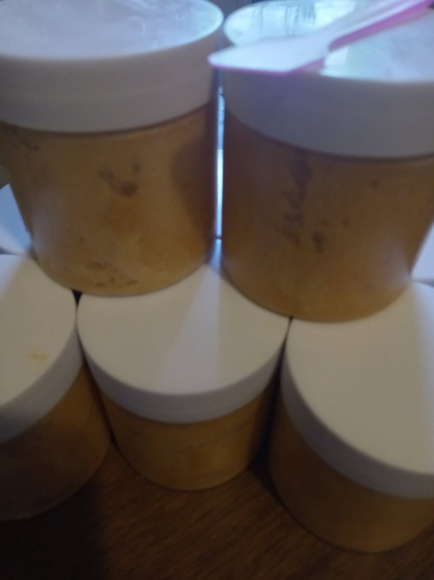 Gold sugar scrub