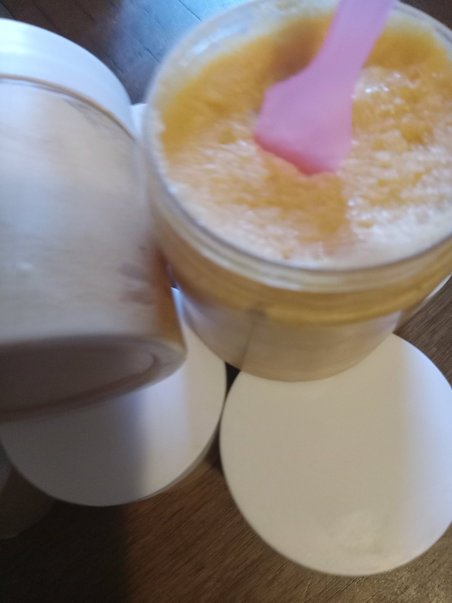 Gold sugar scrub