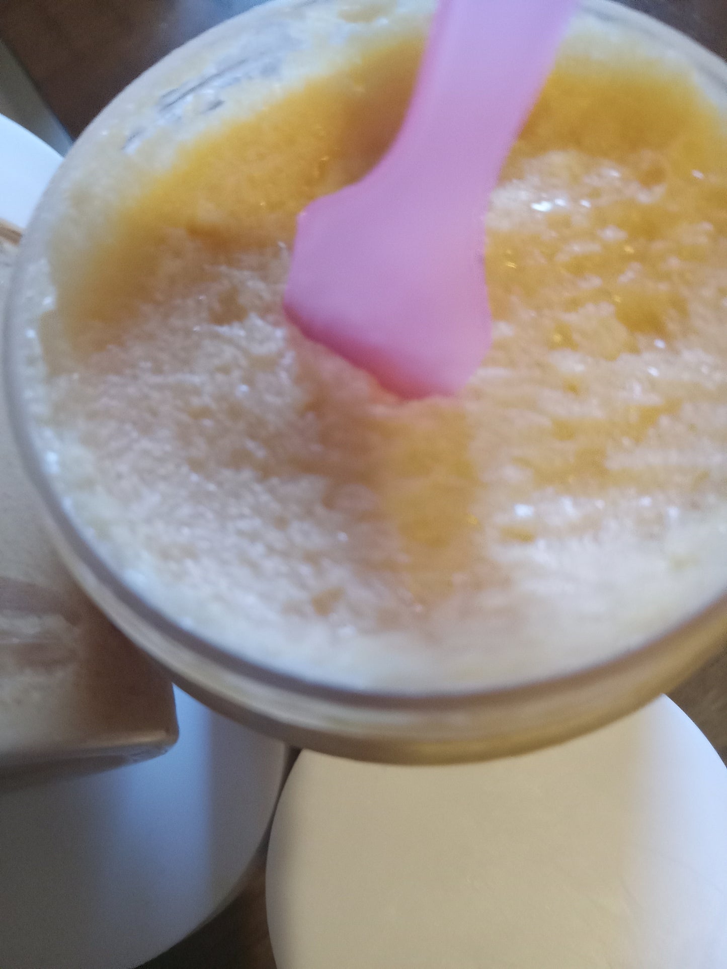 Gold sugar scrub